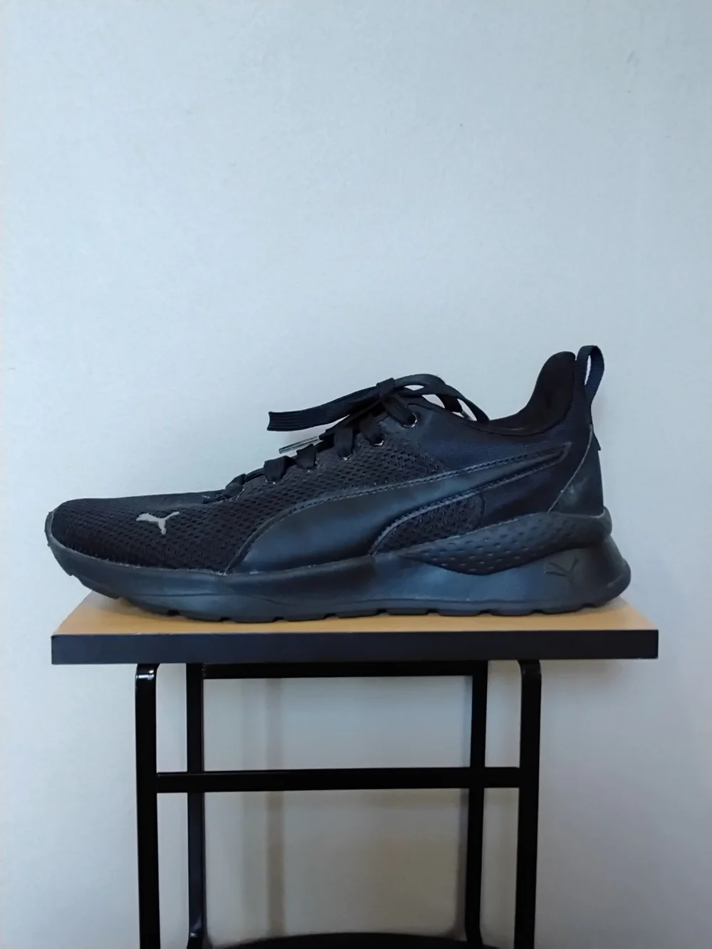 Puma Black Mesh & Synthetic Running Shoes – Size 6C EUC - Picture 3 of 12
